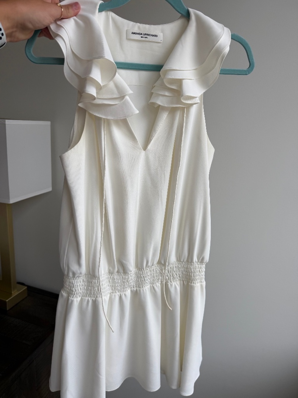 Amanda Uprichard White Mini Dress